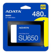 Disco Duro Solido Adata 480GB SU650 2.5 6GB 520MB 
