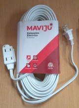 Cable extensión Eléctrica Maviju Residencial 15MT 2x16AWG BLANCO 