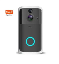 Camara Ip De Puerta Dorbell Recargable Wifi Hd Audio Timbre Tuya Smart