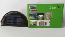 Lampara Solar Led De Pared Prueba De Agua Recargable