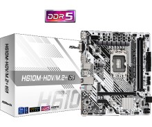 Mainboard Asrock H610M-HDV D5 14va 13va 12va. LGA1700 2DDR5 HDMI