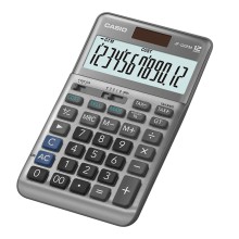 Calculadora Casio JF-120FM de Mesa Solar+ Pila Tiendas Oficina