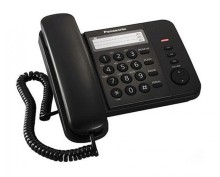 Telefono Alambrico Panasonic 3 Teclas de Marcación Rapida KXTS520LXB