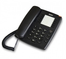 Telefono Alambrico Uniden de Escritorio Sencillo Negro AS7301BLK