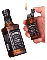 Encendedor Fosforera A Gas Estilo Jack Daniels Recargable 