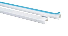 Canaleta Lisa Blanca Lisa Maviju PVC 2000x10x20 MM