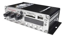 Amplificador Mini Usb Sd Fm Bluetooth 200w 2ch 12v 5a