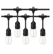 Guirnalda Colgante de Luces Extension Focos Led E27 de 20mt Cadena Luminosa AC110-220V