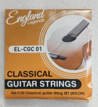 Juego de Cuerdas Para Guitarra Clasica  Nylon England Legends 