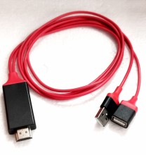 Adaptador  HDMI HDTV Para IPHONE USB 1080P 