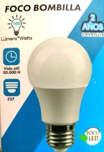 Foco  Bombilla General Led 9w E27 