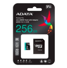 MEMORIA MICRO SD ADATA 256GB 4K V30