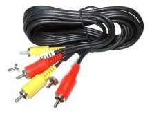 Cable Evl Dvd 3 Plug Rca X 3 Plug Rca 1.5m Ca-2304-4