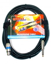 CABLE PARA MICROFOFONO 1 PLUG 6.3 MN X 1 JACK CANON 8MT C - CP-162-25FT