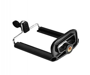 Soporte Clip Ajustable Para Tripode Celular Gps Giratorio 