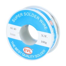 Estaño Para Soldadura Evl en Rollo  1mm 60/40 100 GR(17 MT) ES1-100