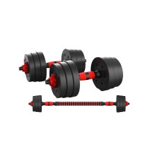 Set Kit de Pesas Mancuernas Discos Barra Gimnasio Gym 50kg Maletín - keleer