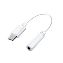 Adaptador de Tipo C a entrada  Auxiliar 3.5 para celular 